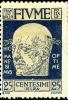 D'Annunzio heroisierende Briefmarke aus Fiume