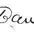 Signatur Baudelaires